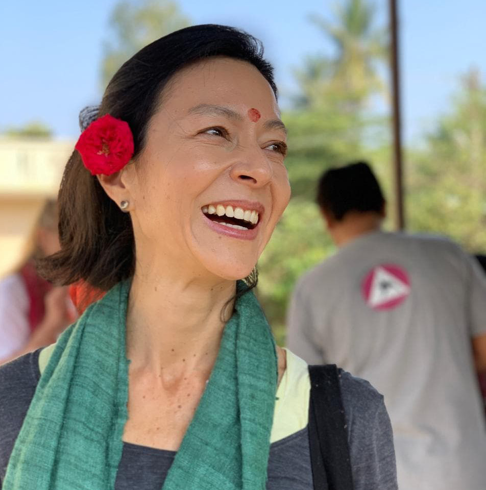 Ana Luísa Matsubara sorrindo